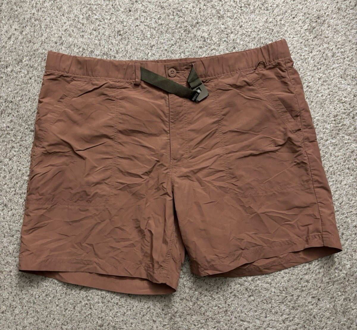 REI Co-op Shorts Mens Size XL (40) Matte Clay Brown Ripstop Hiking Shorts 7