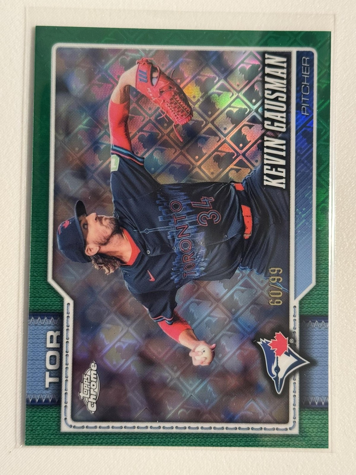 2026 Topps Chrome Logofractor Edition #111 Kevin Gausman Green Refractor #/99
