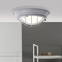 Wand- Und Deckenleuchte Metall Wohnzimmer, Grau, 10 X 29 Cm, 30 W, Dimmbar Led