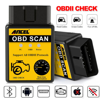 ELM327 Bluetooth V1.5 Diagnosegeräte OBD2 Scanner Tool Code Reader für Android