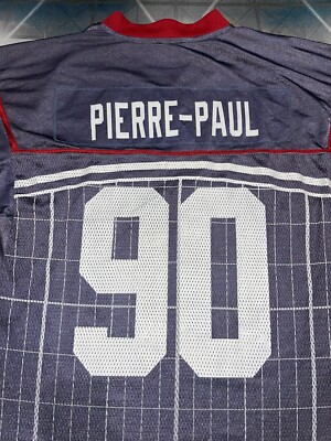 【NFL】ニューヨーク・ジャイアンツ PIERRE-PAUL シャツ 90 New York Giants Reebok Jason Pierre-Paul # 90 Super Bowl XLVI