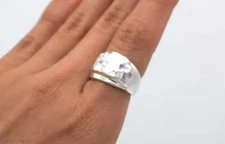 Handmade Solid 925 Sterling Silver Band Statement Band For Men& Women All Size