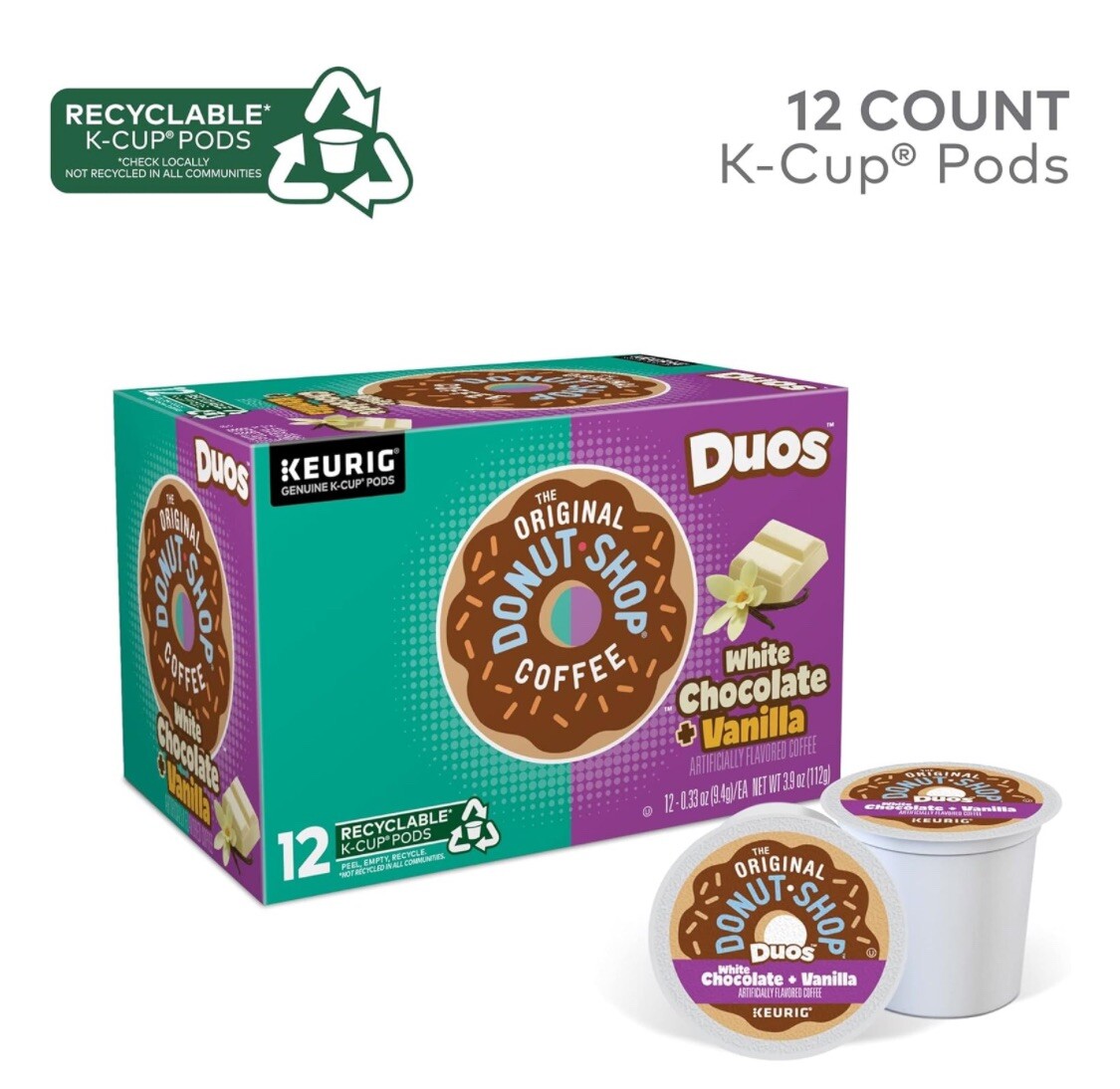 flavored coffee pods original donut shop k cup