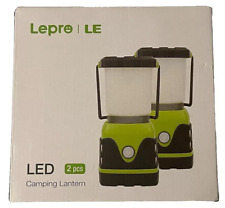 LE LED Camping Lantern Battery Powered LED with 1000LM 4 Light Modes 2 Pack