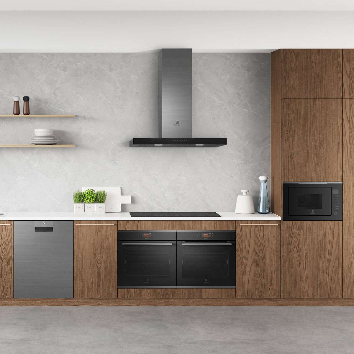 Electrolux 90cm Black Ceramic Glass Induction Cooktop EHI955BE eBay