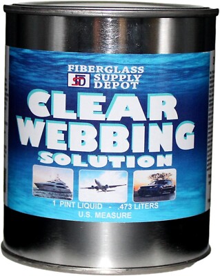 Webbing Solution Additive for Gelcoat or Paint, Pint Size by fsd