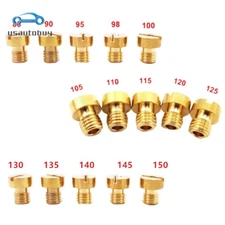 15x Carb Main Jets For Mikuni N100/604 26mm 28mm VM22 VM24 VM26 VM30 88-150