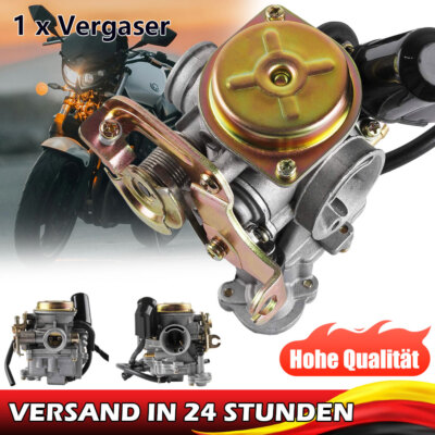 1 Stk. Motorrad Roller Vergaser für Rex RS 400/RS 450/RS 460/GY6 50/GY6 50cc