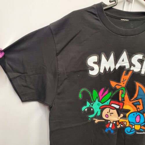 Pokemon Terminal Montage Ash, Squirtle, Ivysaur & Charizard Smash Shirt Größe S/M - Bild 2 von 13