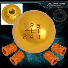 Kit Adaptador Para Nissan M8 M10 M12 5 Velocidades Perilla Cambio Redonda Palanca Deportiva Oro 24K