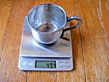 Antique M Fred Hirsch Co. No. 6725 Sterling Silver Baby CHILD CUP 49.4g