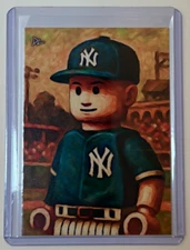 Derek Jeter Limited Platinum Artist Signed “The Minifig” Trading Card 3/10