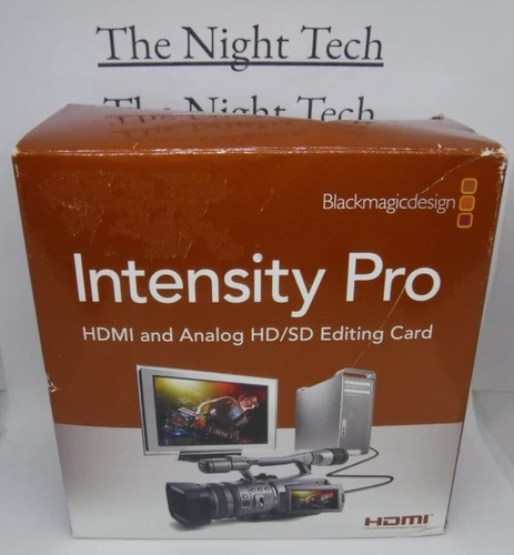 New Open-Box BlackMagic Design Intensity Pro HDMI and Analog HD/SD Editing Card