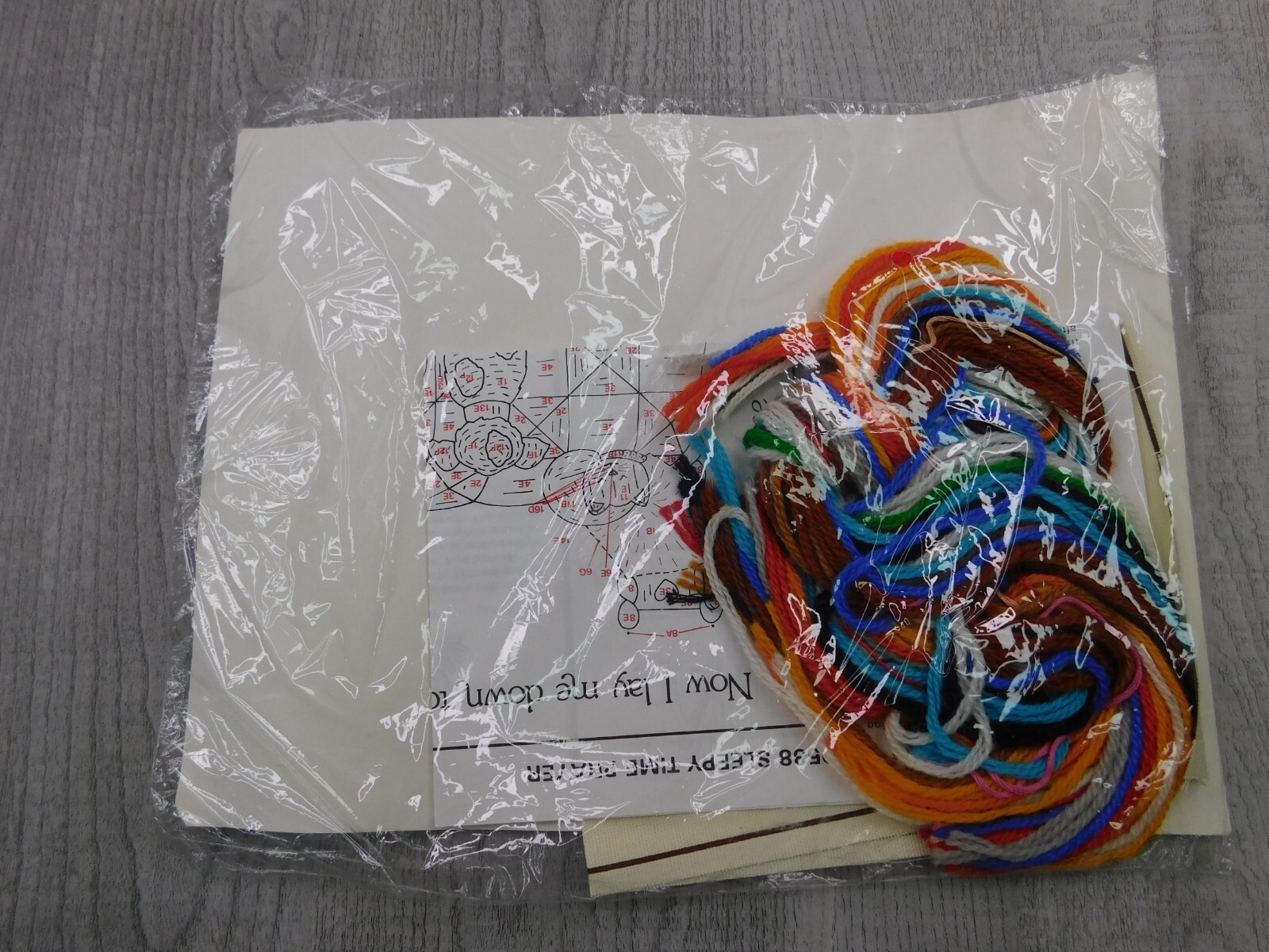 The Creative Circle Needlepoint #0538 Sleepy Time Prayer Embroidery Craft Art