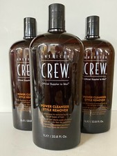 3 Pack ---American Crew Power Cleanser Style Remover Shampoo, 33.8 oz