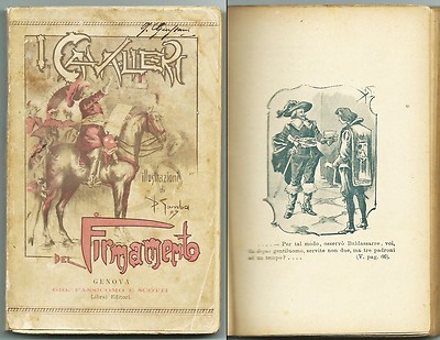 FEVAL - DIE RITTER AM HIMMEL Ed. Fassicomo e Scotti 1897 ill BEIN - SELTEN*