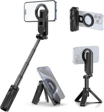 Ulanzi JJ03 Magnetic Phone Tripod 3-in-1 Selfie Stick Extendable Handle Grip NEW