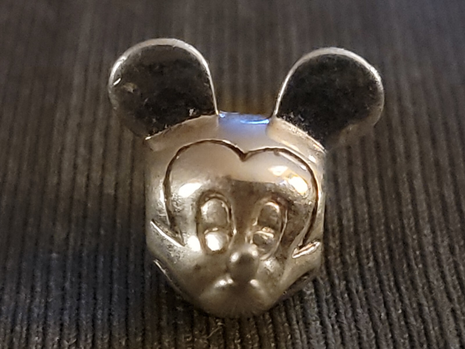 Authentic DISNEY "Mickey Mouse Head" CharmSterlin… - image 1