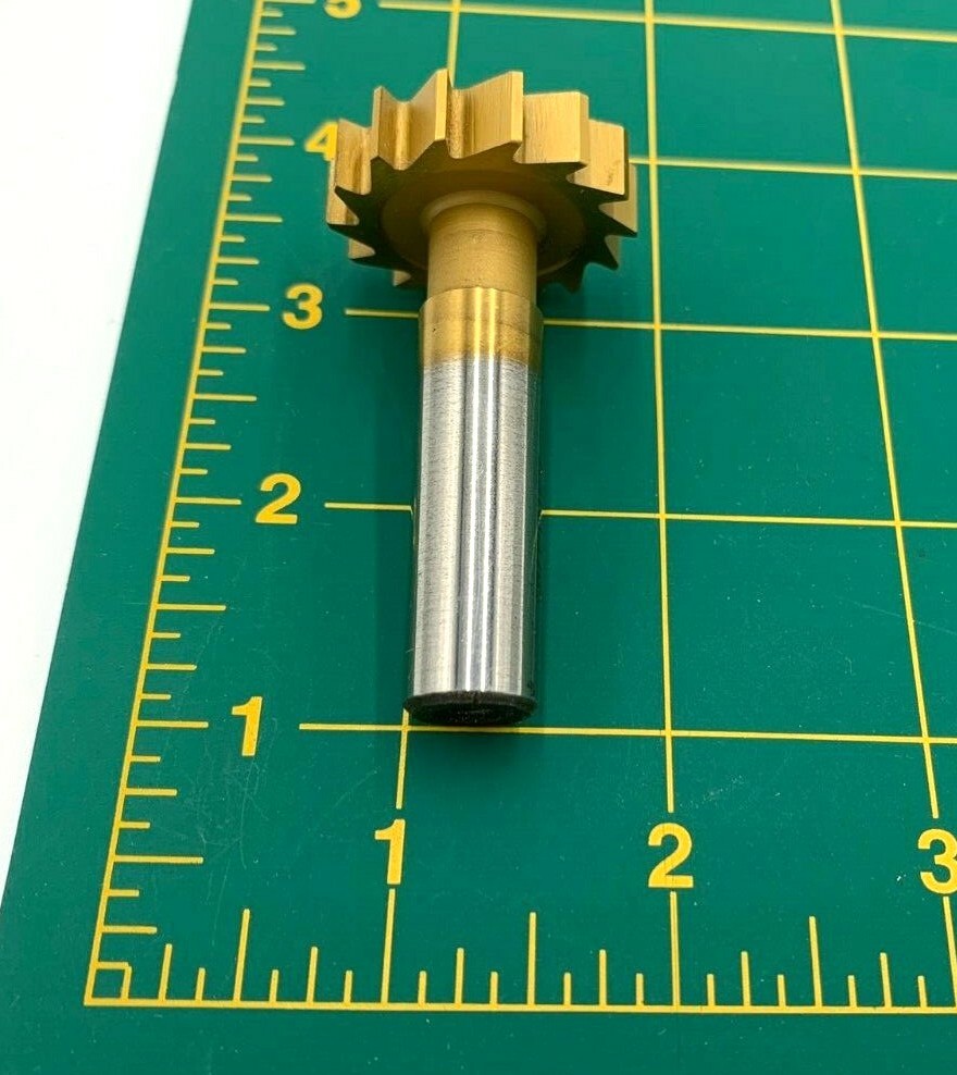 Whitney Woodruff Keyseat Cutter HSS w/TiN 1 1/4 x 5/16 14 teeth