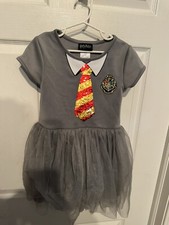 Harry Potter Hermione Gryffindor Slytherin Sequin Flip Tutu Dress Only Small 6