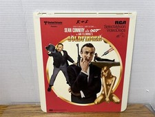 GOLDFINGER RCA SelectaVision CED VideoDisc Sean Connery as 007