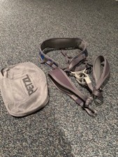 Petzl Corax harness, Scarpa Helix shoes & Mammut wall rider helmet