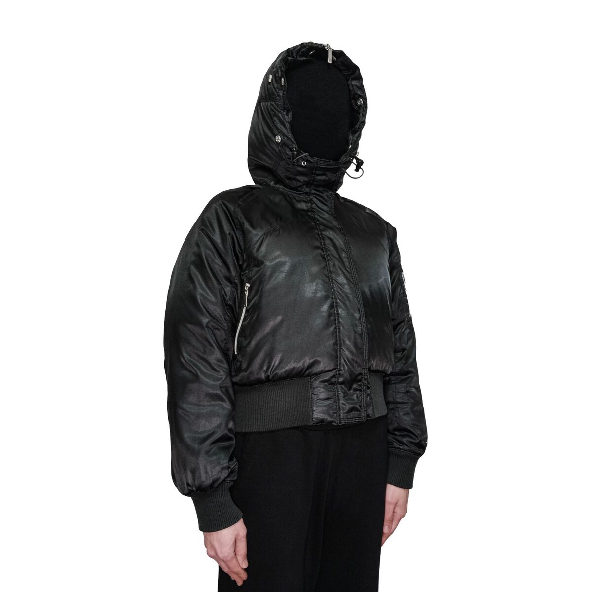 nike hooded crop down bomber 203101 S BLACK FUR ARCHIVE BBS nike hooded crop down bomber 203101 S BLACK FUR ARCHIVE BBS