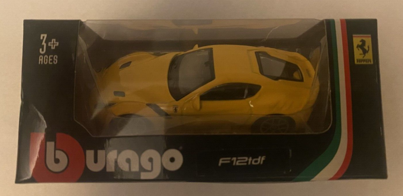 Ferrari F12 TDF 1:64 Yellow by Burago