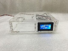 Acrylic Reservoir Single CD Rom Bay Water Tank G1/4 Thread With LED Thermometer