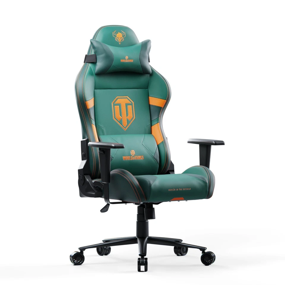 Gaming Stuhl Diablo X-One 2.0 World of Tanks Gaming Chair Bürostuhl Drehstuhl