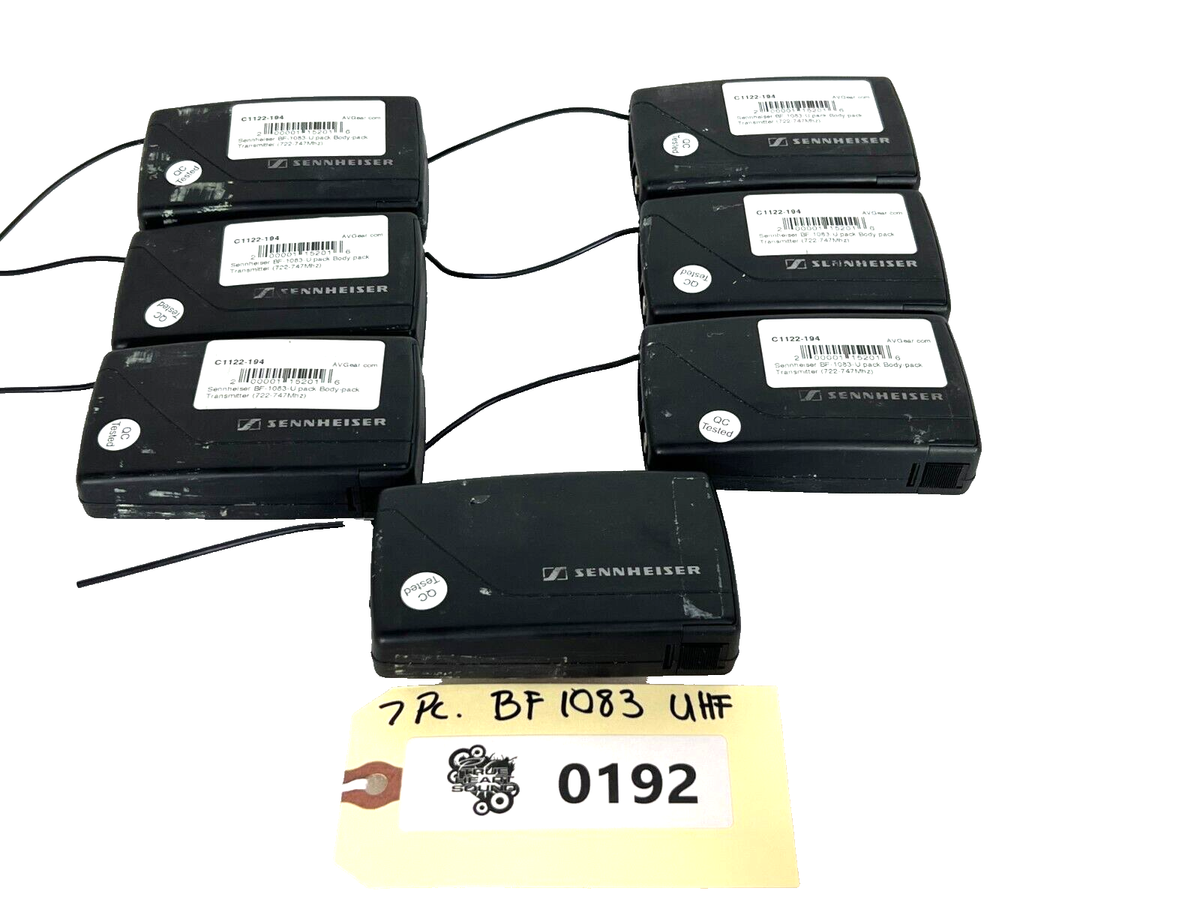 Sennheiser BF1083 UHF Diversity Receiver Freq 722.745MHz #0192