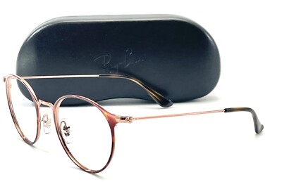 RAY BAN RB 6378 2971 ROSE GOLD AUTHENTIC EYEGLASSES 49-21 145 W/CASE