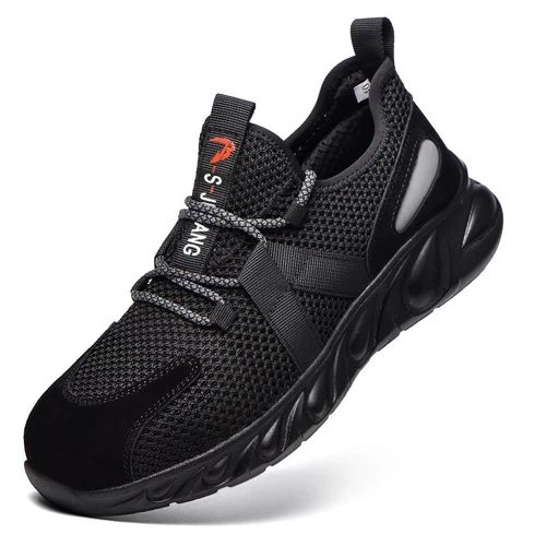 Botas de trabajo para hombre puntera de acero zapatos de seguridad zapatillas a prueba de balas indestructibles-- - Imagen 18 de 24