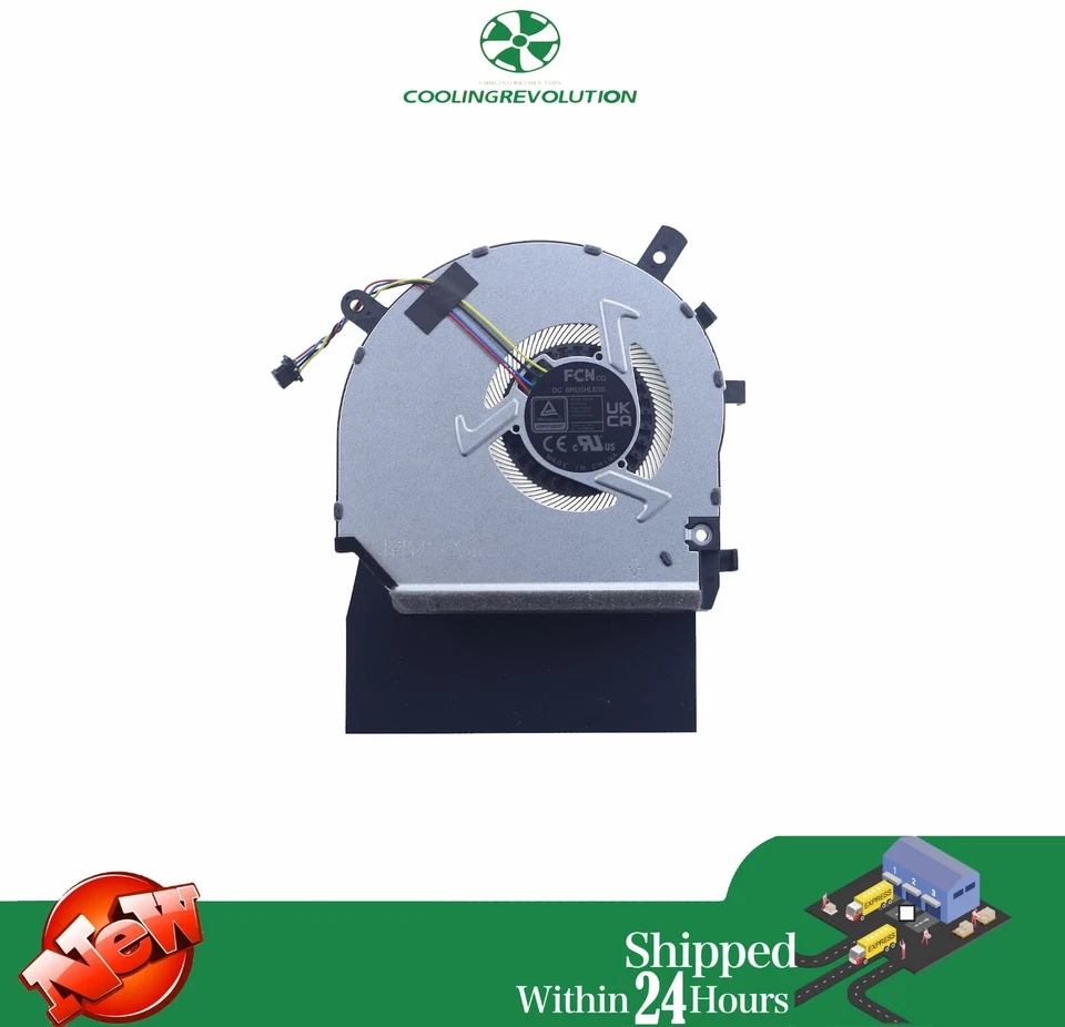 Laptop CPU Cooling Fan 13NR0L80P01011 6033B0148401 251H-00UY F24172 DC12V 1A - Image 2 of 2