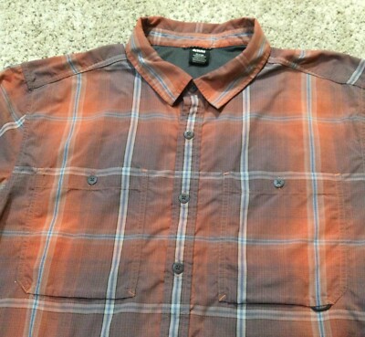 Chemise homme REI Co-Op XL haute boutonnée en flanelle manches longues