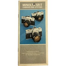 Minolta SR-T Cameras and Systems, brochure, printed in Japan, SR-T2 708E-11