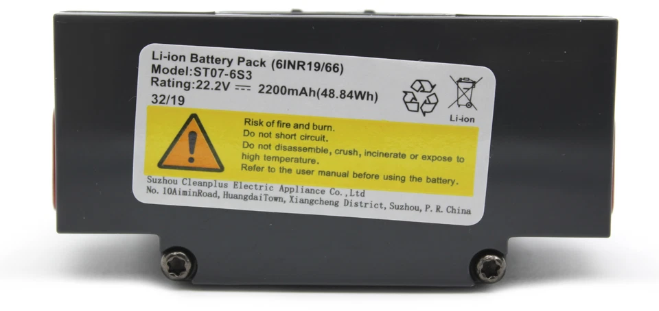 ARIETE Batteria da 22 V per Aspirapolvere Ricaricabile 2763 2767 VACUUM CLEANER - Immagine 3 di 4