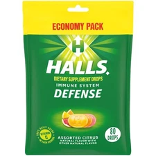 Defense Assorted Citrus Vitamin C Drops Economy Pack 80 Drops