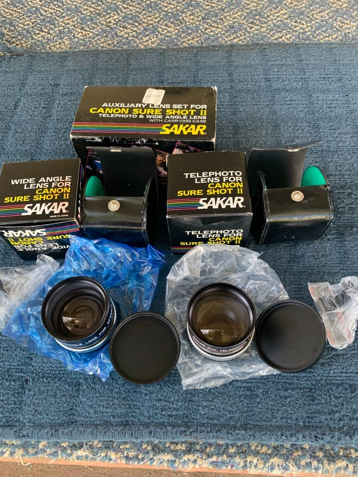 New SAKAR Camera Lens for Cannon Sure Shot II Telephoto and Wide Angle Set - Image 3 of 4