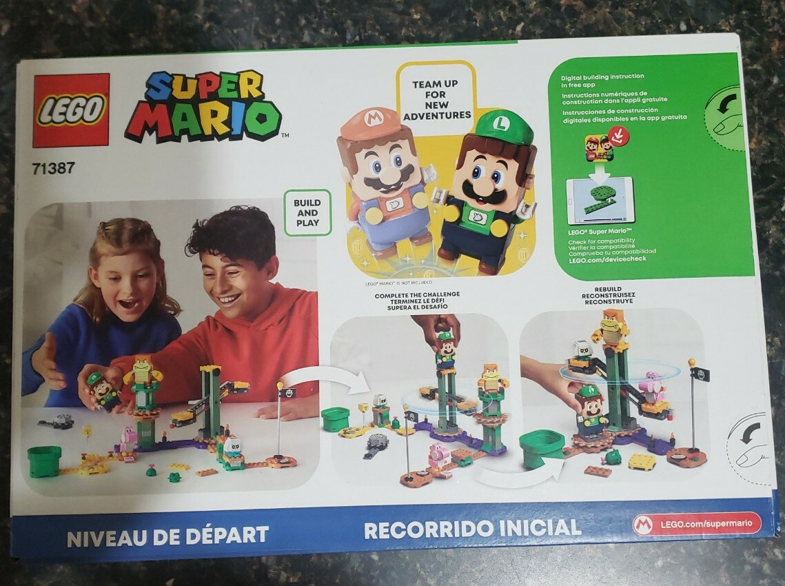 Lego Super Mario 71387 Adventures Luigi Starter Course Standard