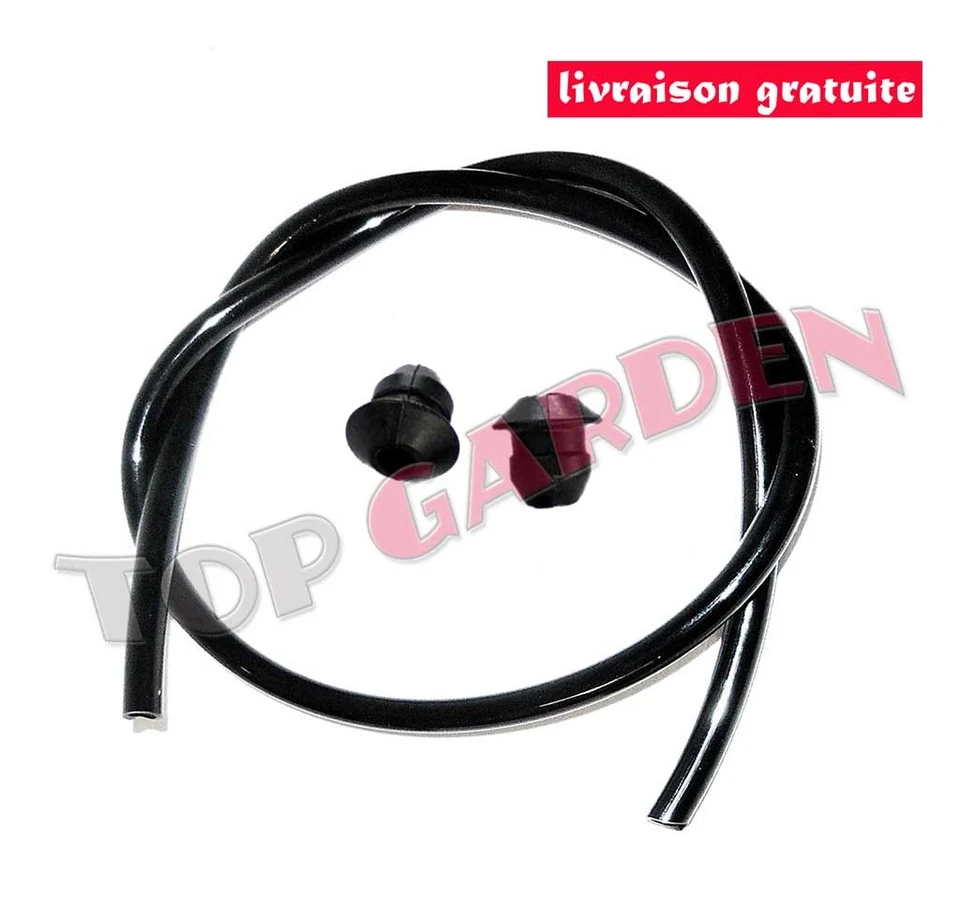 UNBRAND Tuyau et 2 Passe durite Joint de Réservoir Diam 9mm pour Nombreux Stihl Modèles