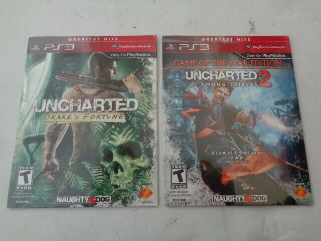  Uncharted 1&2 Dual Pack PS3 : Video Games