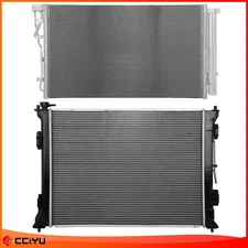 Assembly Aluminum Radiator & AC Condenser For 2019-2020 Kia Optima 2.4L L4