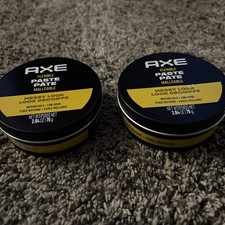 2x Axe Messy Look Hair Flexible Paste Men Boosted Texture Styling 2.64oz TWO NEW