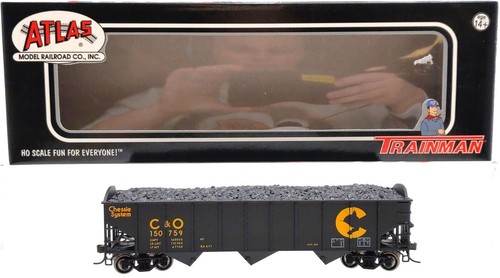 Tolva Atlas 20000964 HO Trainman Chessie/C&O 70 toneladas 3 bahías #150759 LN/caja | Condition: Used