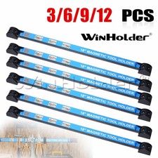 18 Inch Magnetic Garage Tool Holder Heavy Duty Wall Mount Storage Bar 3-12Pack