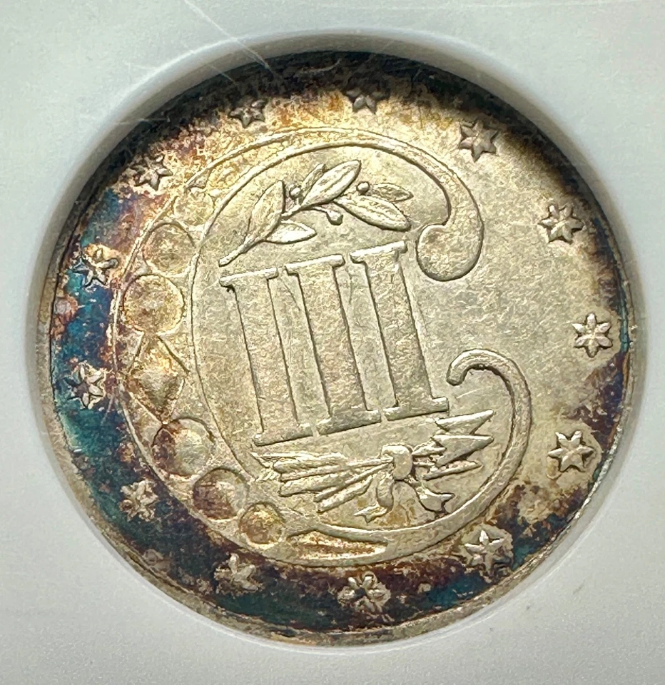 1861  3 CENT SILVER   NGC  MS61 - Image 4 of 4