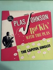 PLAS JOHNSON: Rockin' with the Plas CAPITOL 12" LP 33 RPM France 1982 Vinyl PLAS JOHNSON: Rockin' with the Plas CAPITOL 12" LP 33 RPM France 1982 Vinyl
