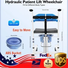Hydraulic Patient Lift Wheelchair, Patient Lift Transfer Chair, Transfer Nursing