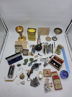 Incredible Estate Junk Drawer Lot Sterling Collectibles Jewelry And More